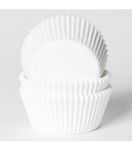 Cupcake Pirottini Bianco 500 Pz House of Marie