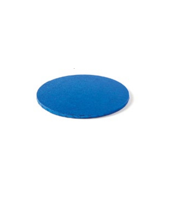 Sottotorta Vassoio Rigido Tondo Blu H 1,2 cm