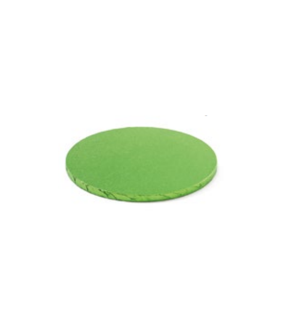 Sottotorta Vassoio Rigido Tondo Verde Chiaro H 1,2 cm