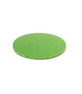 Sottotorta Vassoio Rigido Tondo Verde Chiaro H 1,2 cm