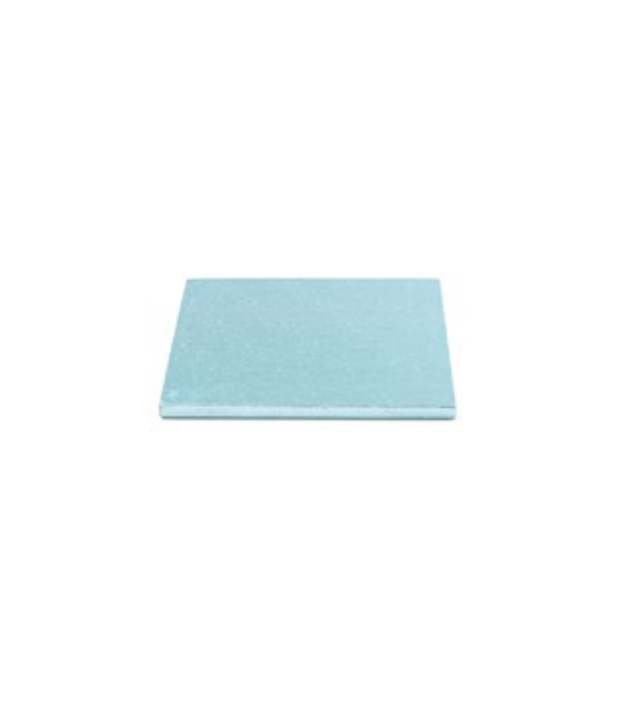 Sottotorta Vassoio Rigido Quadrato Azzurro H 1,2 cm