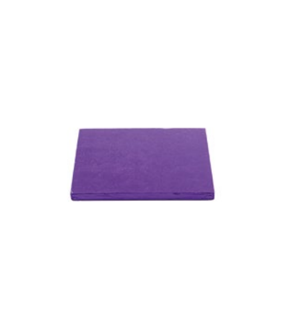 Sottotorta Vassoio Rigido Quadrato Viola H 1,2 cm