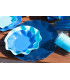 Bicchieri di Plastica Blu Cobalto 300 cc