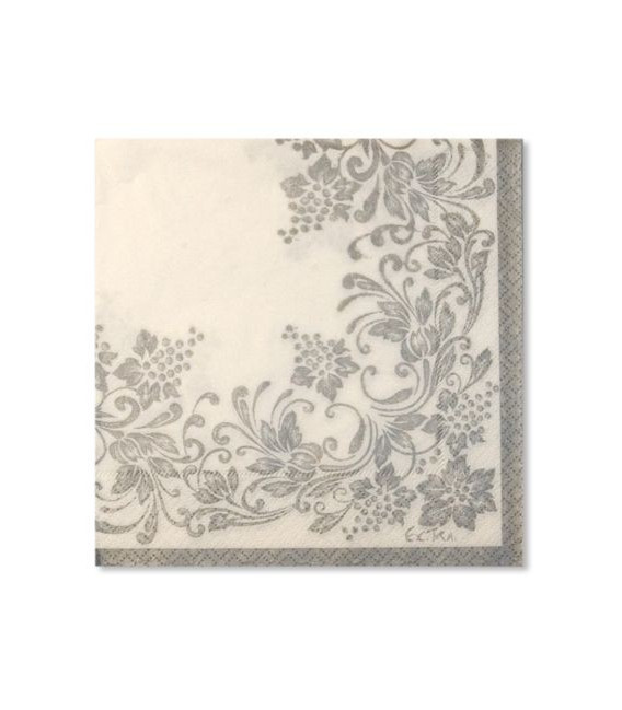 Tovaglioli Noblesse Argento 33 x 33 cm 3 confezioni