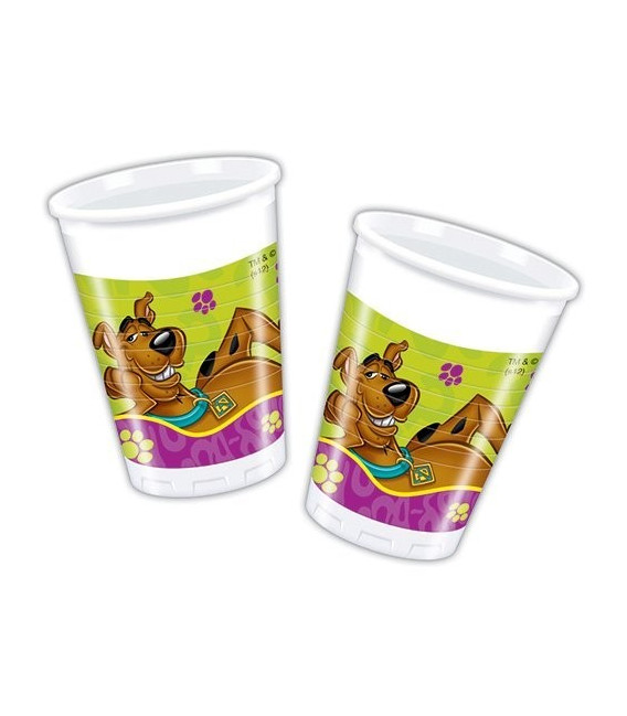 Bicchieri plastica 180/200 cc Scooby Doo Fun Disney