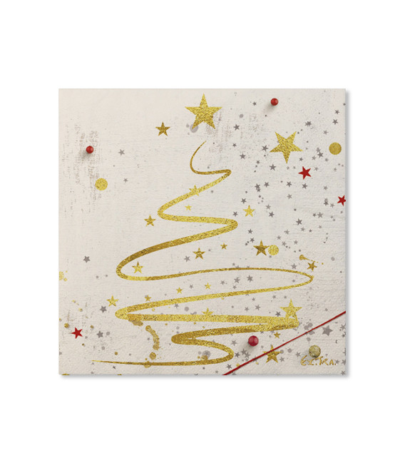 Tovaglioli Compostabili Golden Tree 33 x 33 cm 3 confezioni