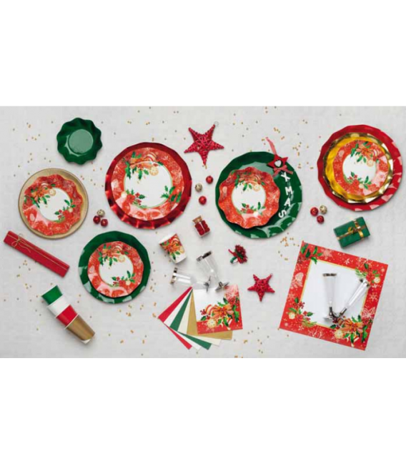 Bicchieri Compostabili Christmas Decoration 250 cc