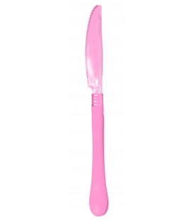 Coltelli di Plastica Clear Head Rosa