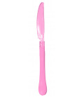 Coltelli di Plastica Clear Head Rosa