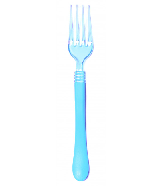 Forchette Linea Clear Head Celeste