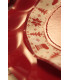 Piatti Piani di Carta a Petalo Natale Punto Croce 21 cm