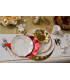 Tovaglia Rettangolare Golden Christmas 140 x 240 cm