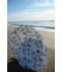 Piatti Fondi a Righe Compostabili Natura Blu 25,5 cm
