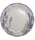 Piatti Piani di Carta a Petalo Fiori Lavanda 24 cm