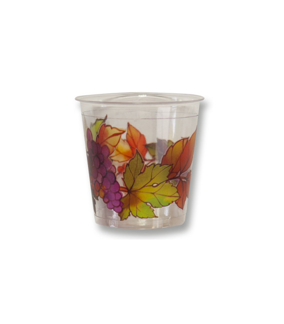 Bicchieri di Plastica Autunno Grapes 300 cc 3 confezioni