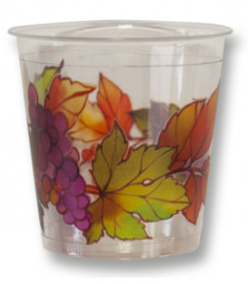 Bicchieri di Plastica Autunno Grapes 300 cc 3 confezioni