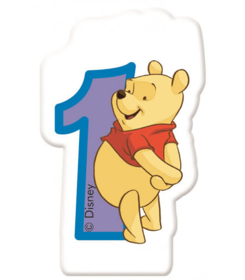 Candelina Primo compleanno Winnie