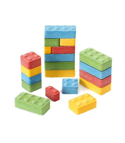 Caramelle a forma di Lego per Bambini